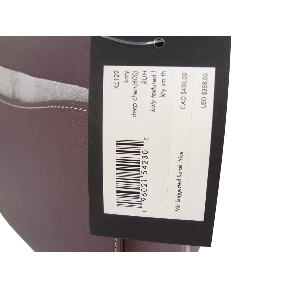 Kate Spade Katy Small Top Handle Bag Deep Cherry Textured Leather KE122 NEW - Picture 6 of 6